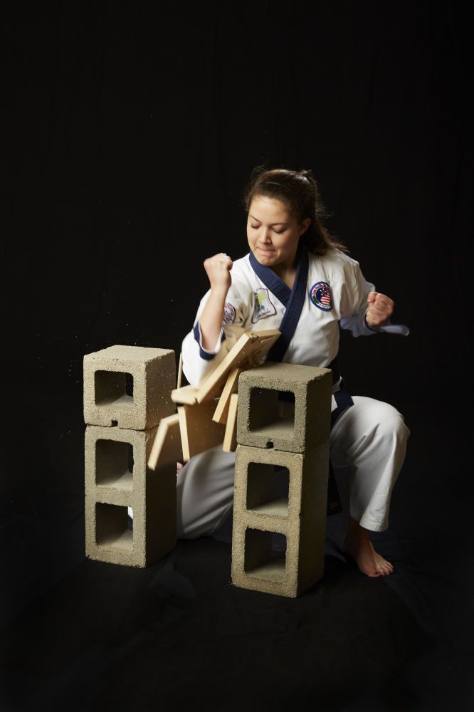There is an effective process to learning how to break boards in karate